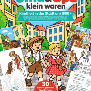 Mal- und Biografiebuch Download "Damals, als Oma&Opa klein waren" - Stadt